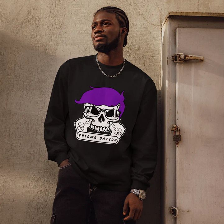 Enigma Nation AS Colour Unisex Premium Heavyweight Long Sleeve Shirt product image (2)