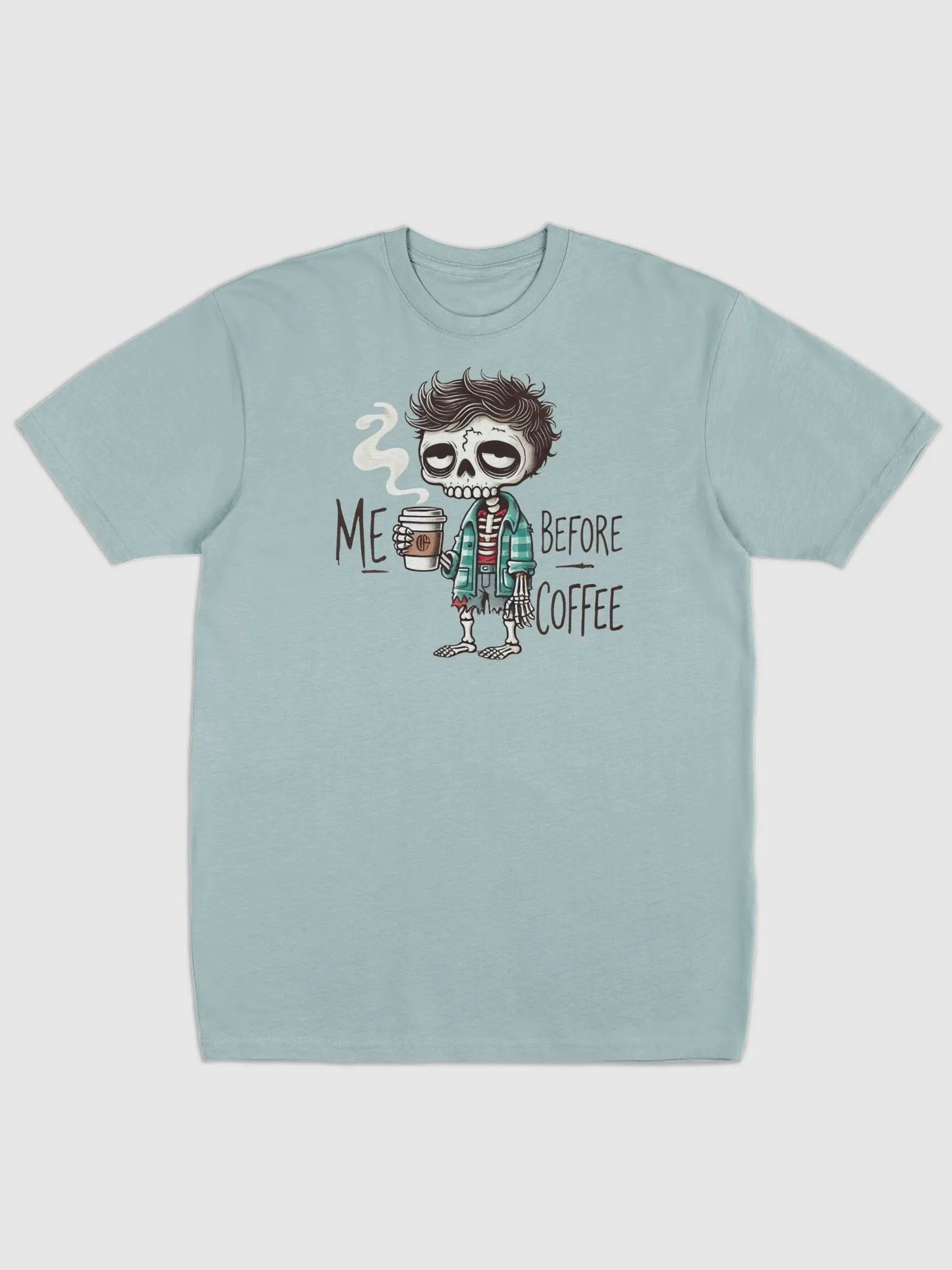 Me Before Coffee - Zombie Dude T-Shirt product image (6)