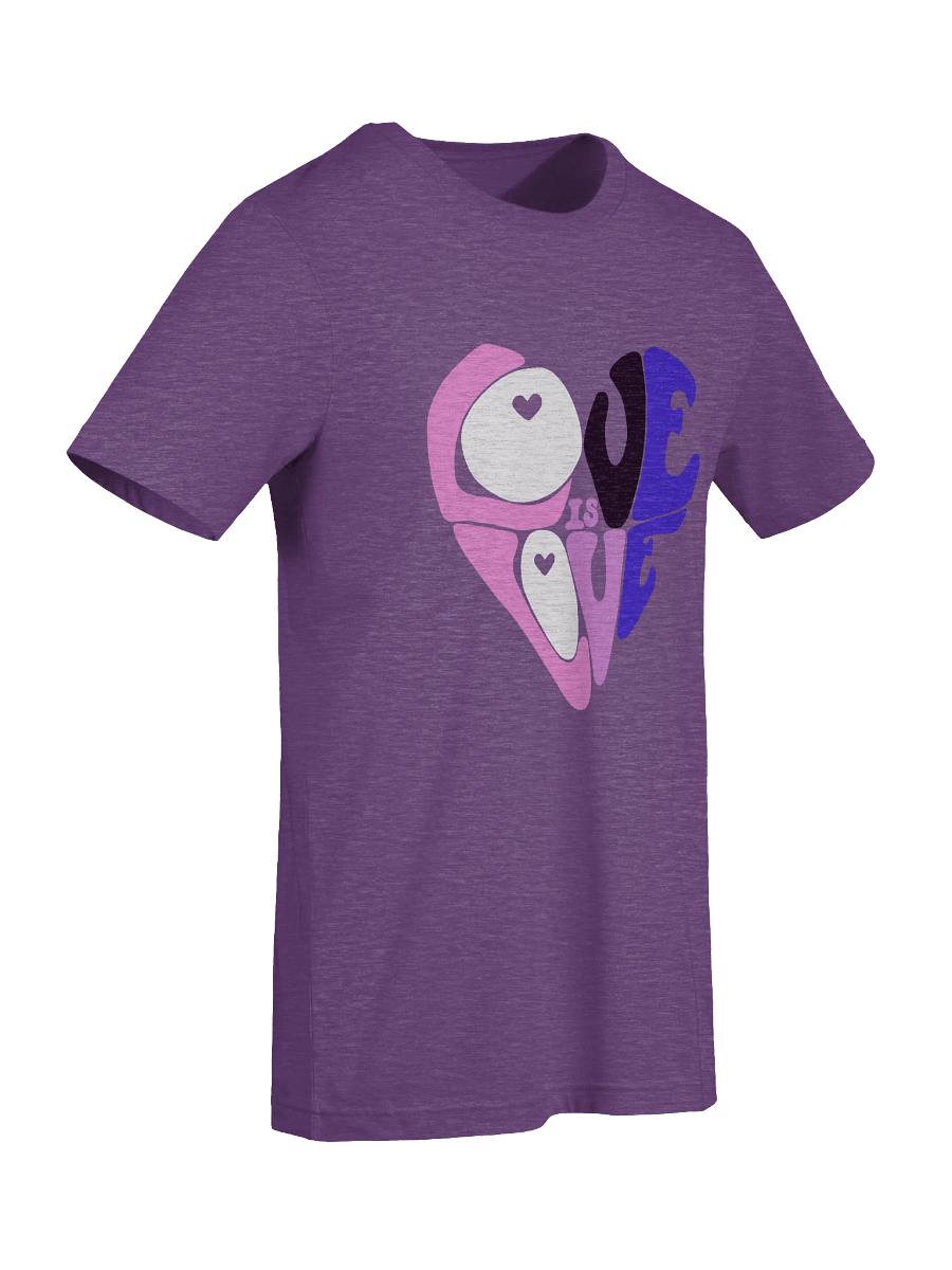 Genderfluid Love is Love big print tee product image (9)