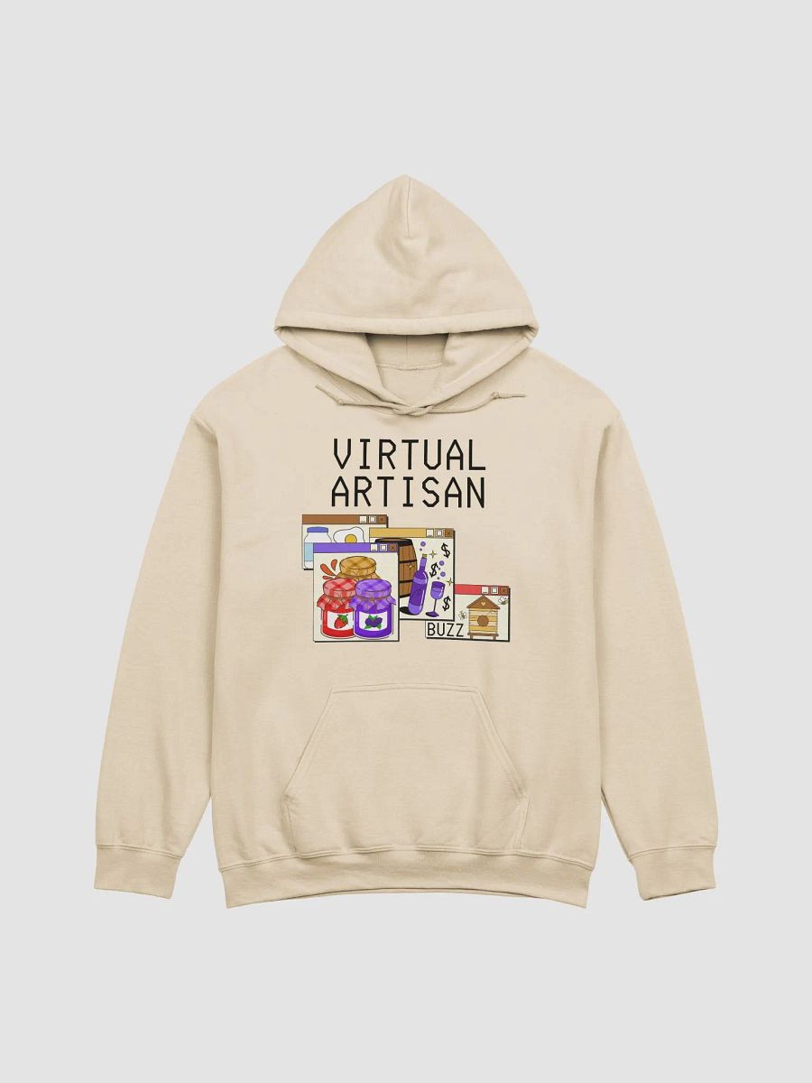 Virtual Artisan Hoodie - Black Text product image (92)