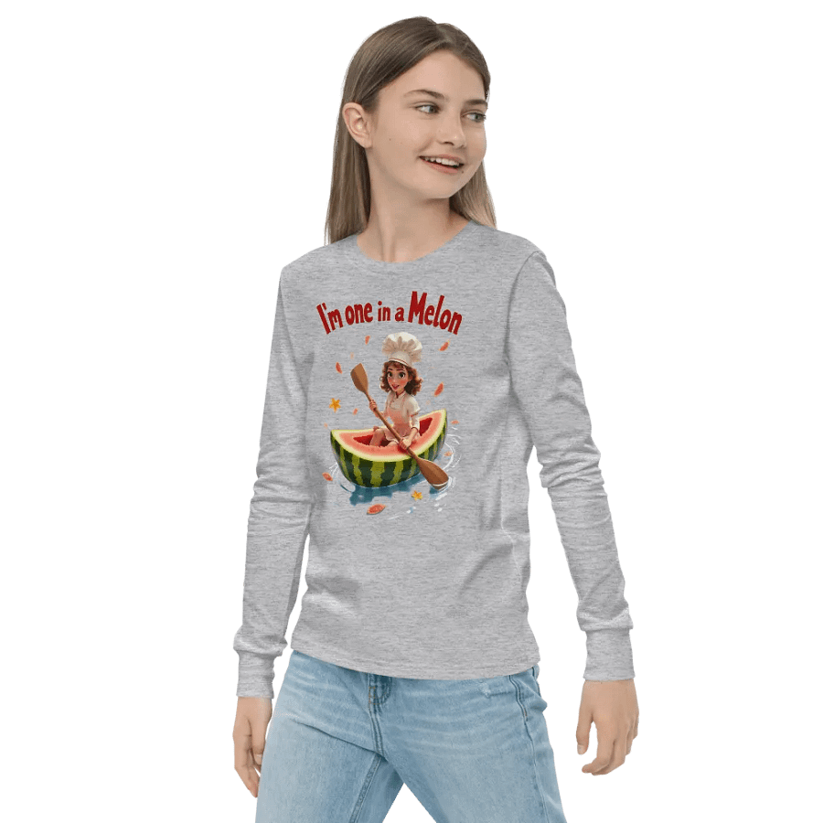 I'm One in a Melon Chef Youth Long Sleeve Tee product image (16)