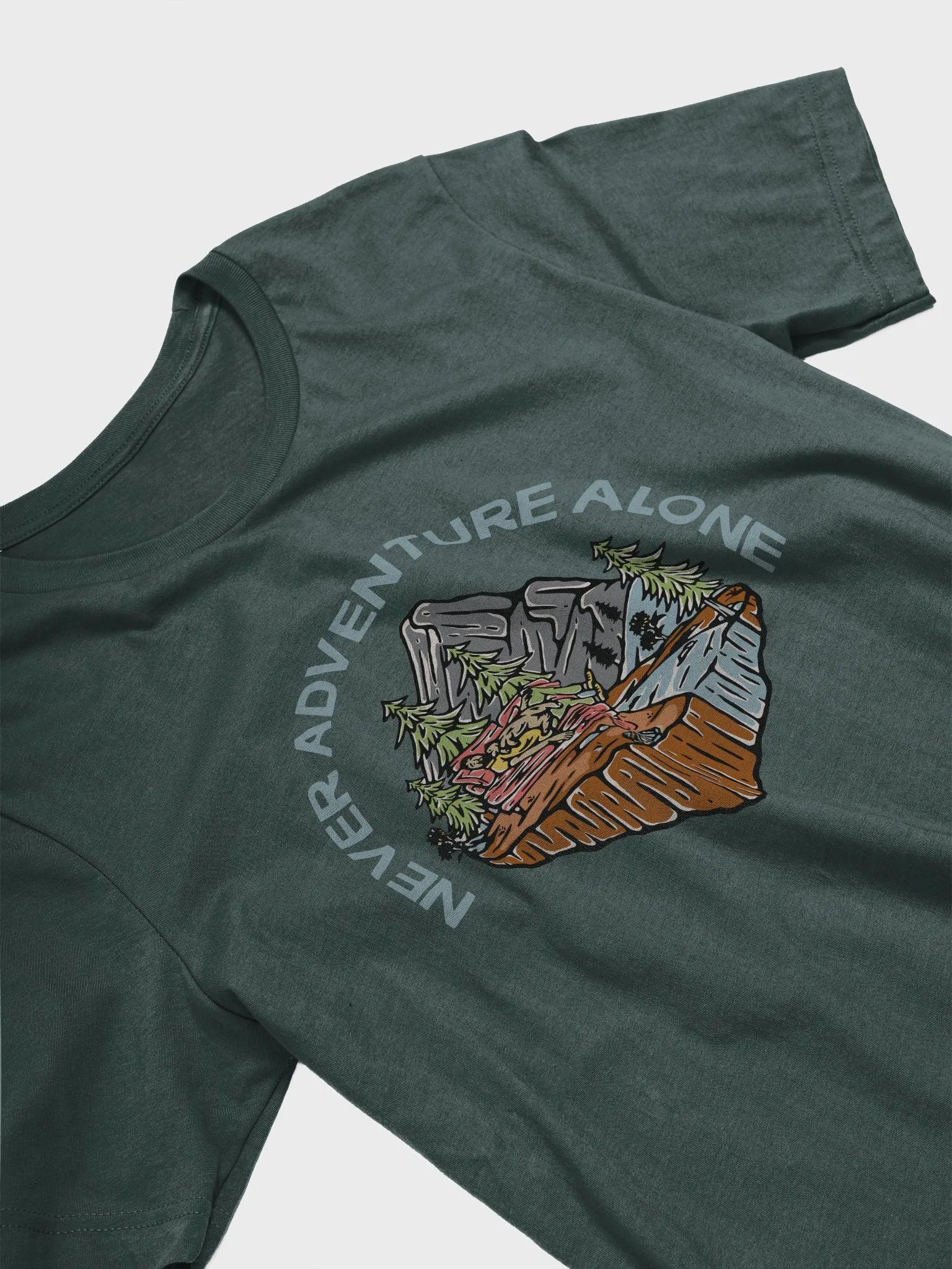 Never Adventure Alone Unisex Tee product image (33)