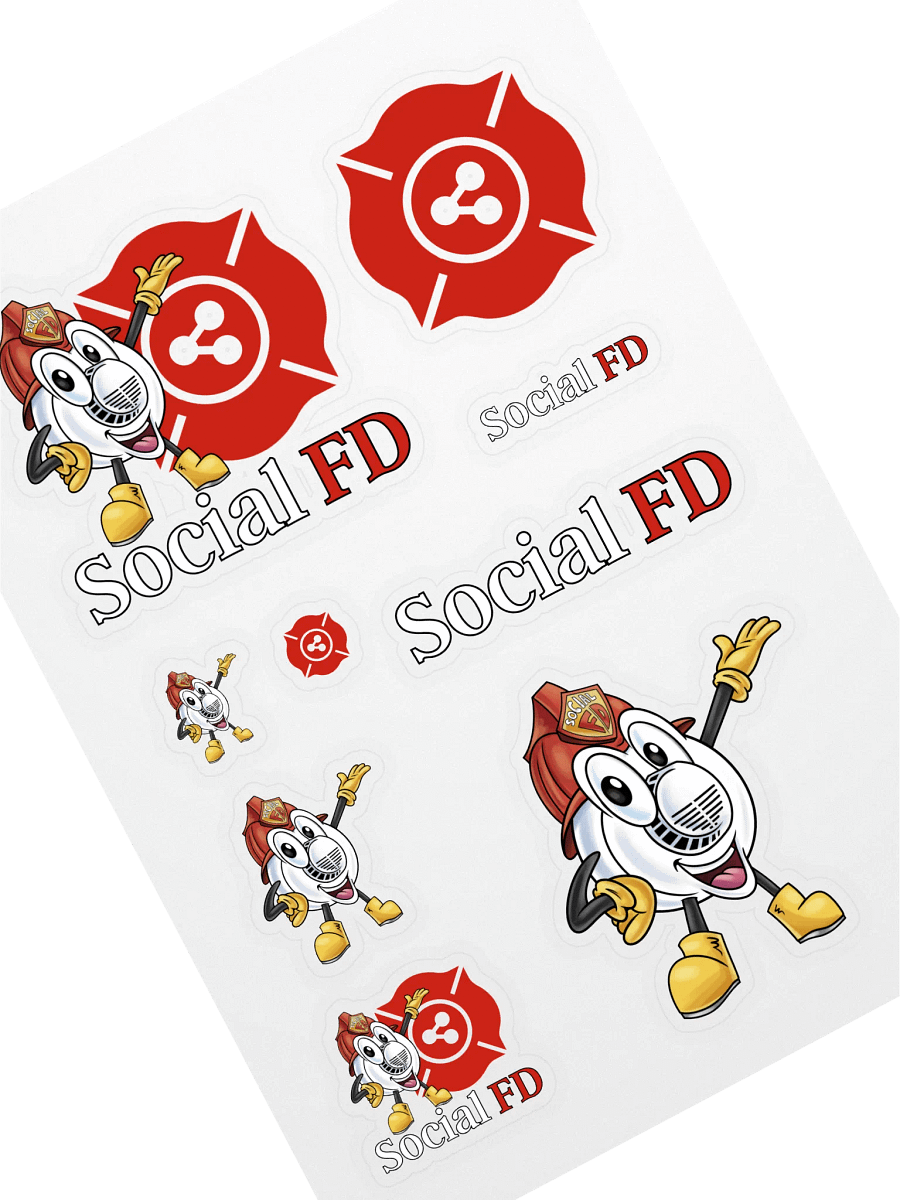 Social FD Sticker Sheet product image (2)