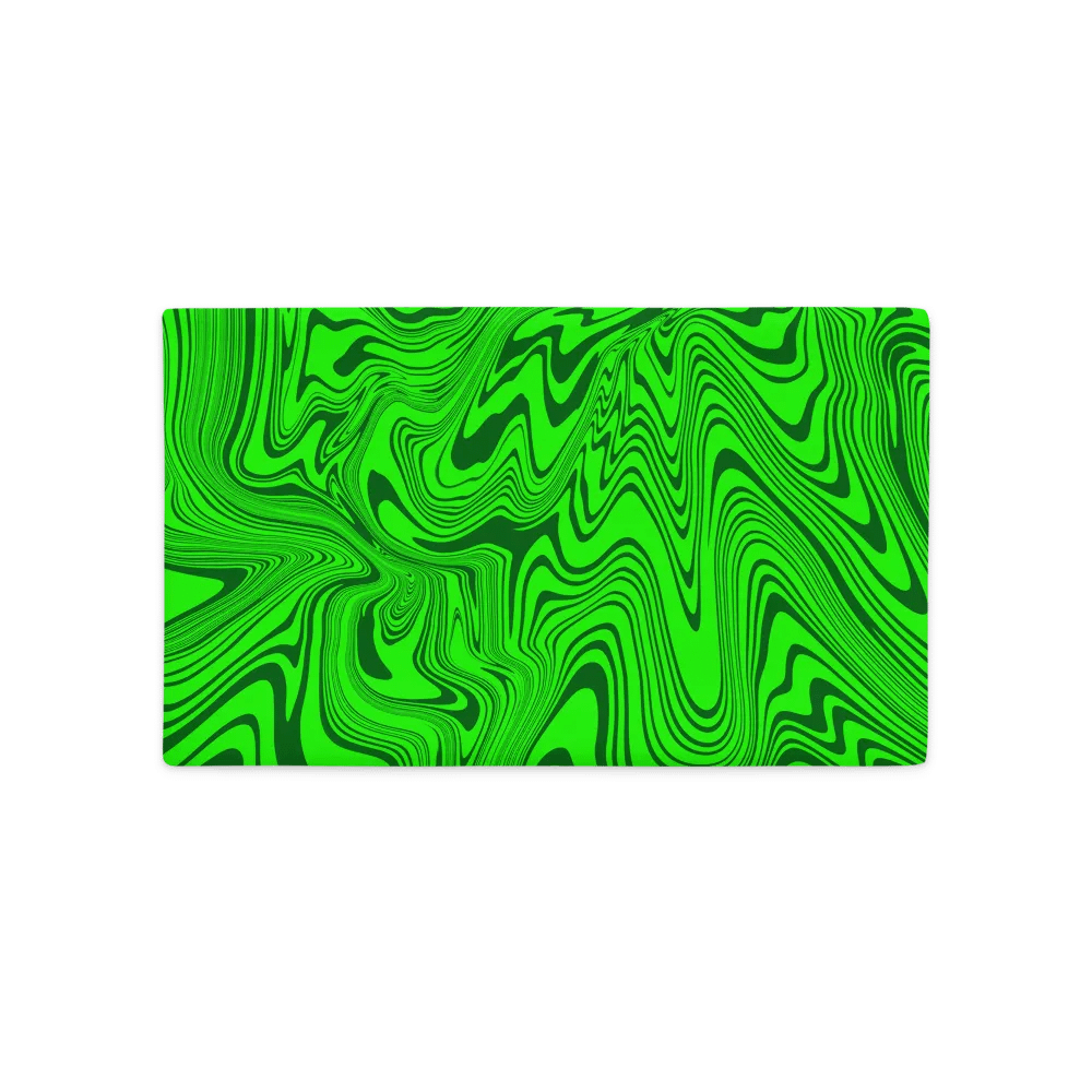 Premium Pillow Case - Abstract Green Swirls product image (5)