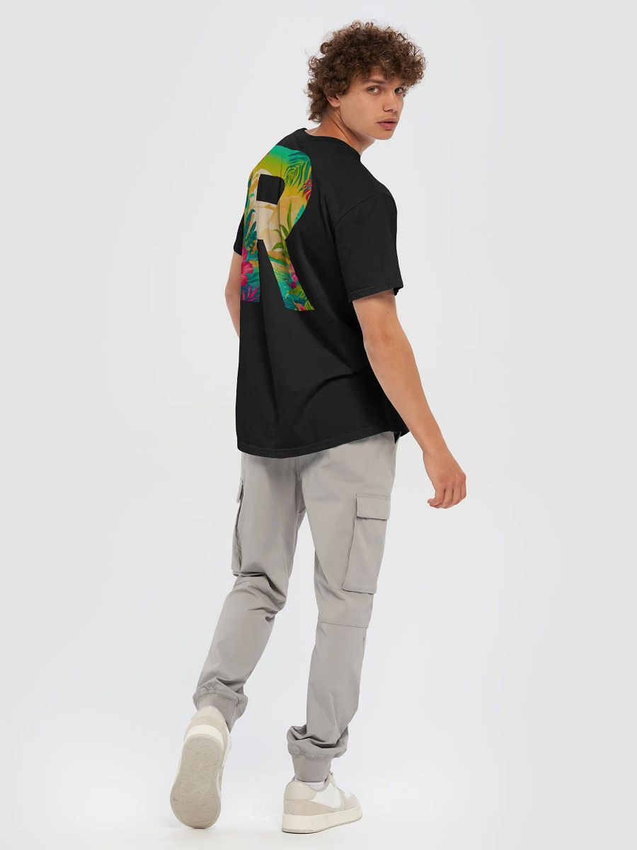 Tropical Sunset Paradise T-Shirt (Letter-R) product image (6)
