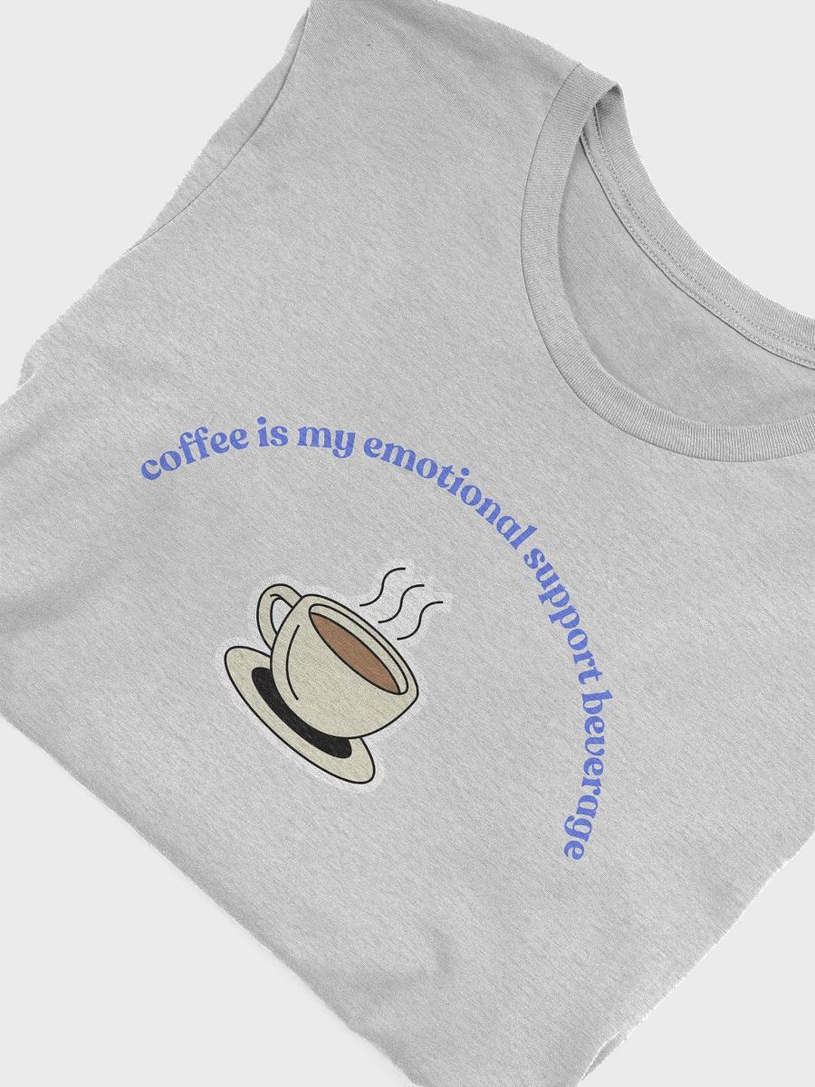 Coffee=Emotional Support T-Shirt (blue) product image (5)
