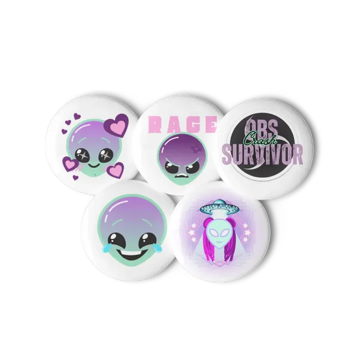 SpaceyAlienbb Button/Pin Set product image (3)