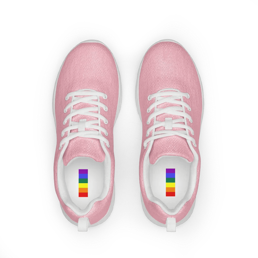 Women's Pink Athletic Shoes Lace-up Sneakers product image (1)