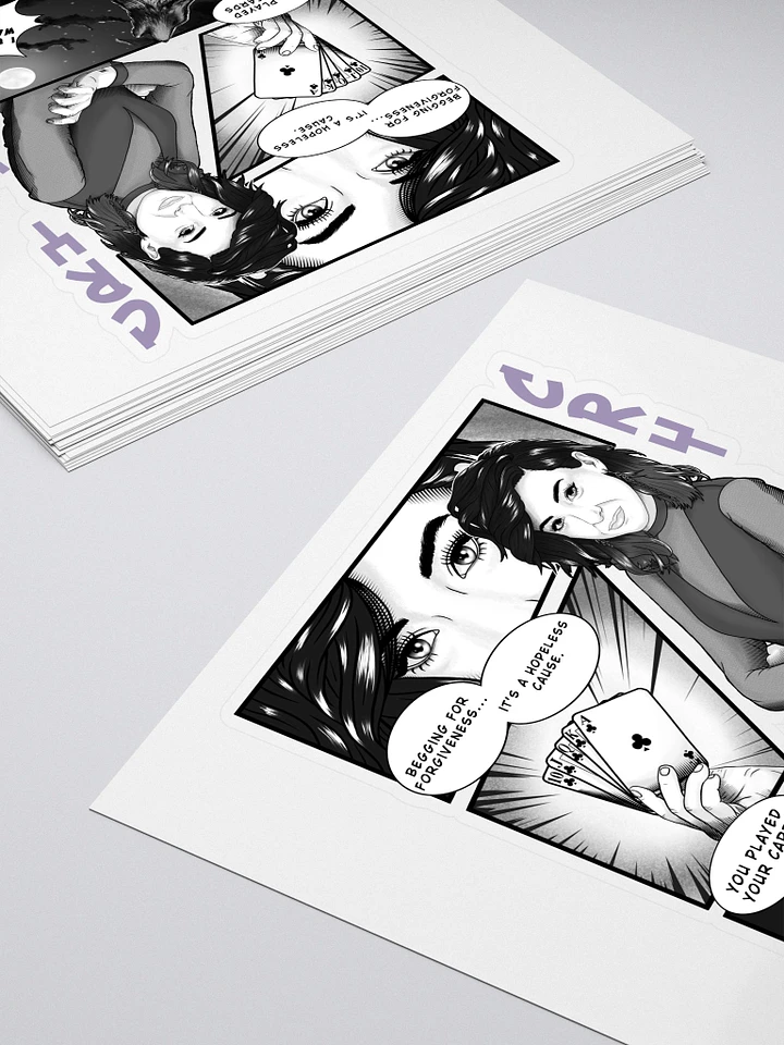 Cry Wolf Comic Sticker product image (1)