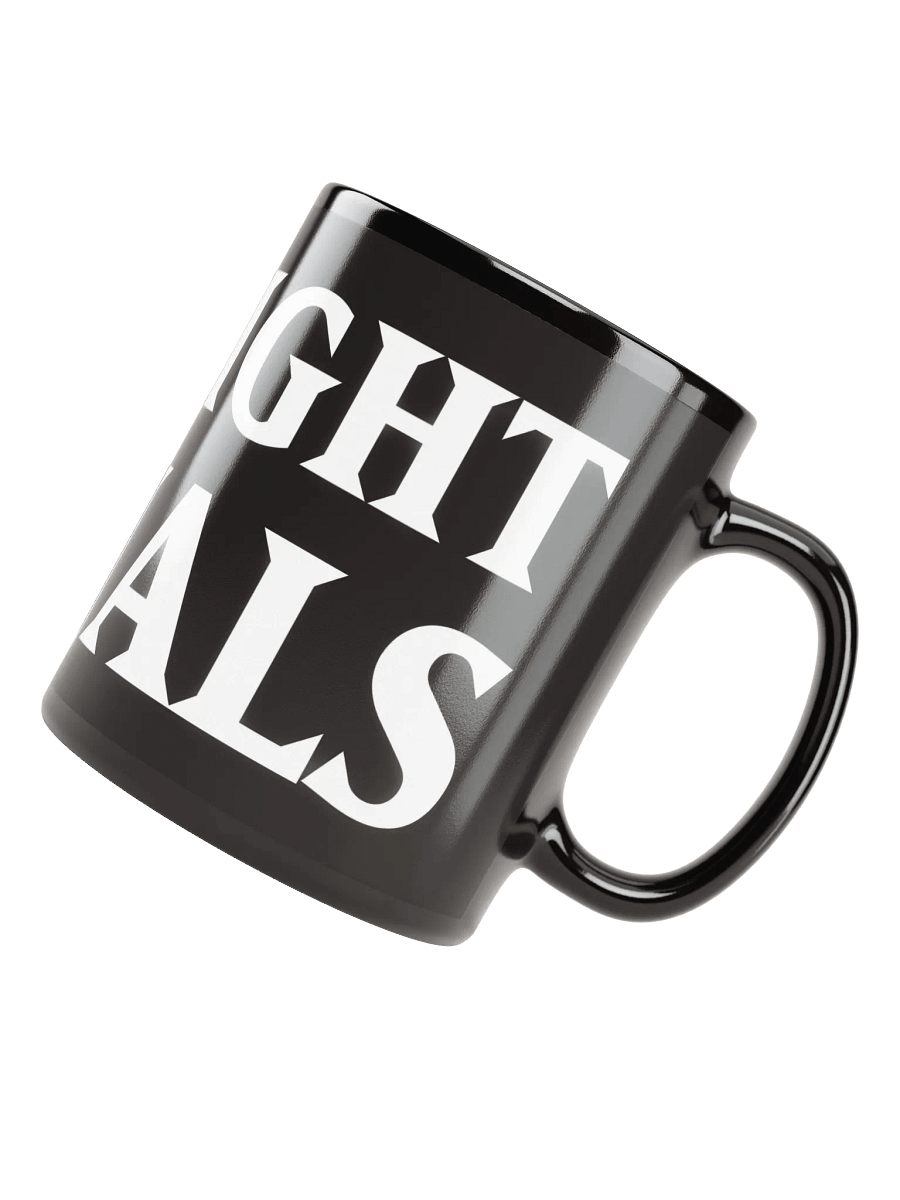 MIDNIGHT SIGNALS Black Glossy Mug product image (8)