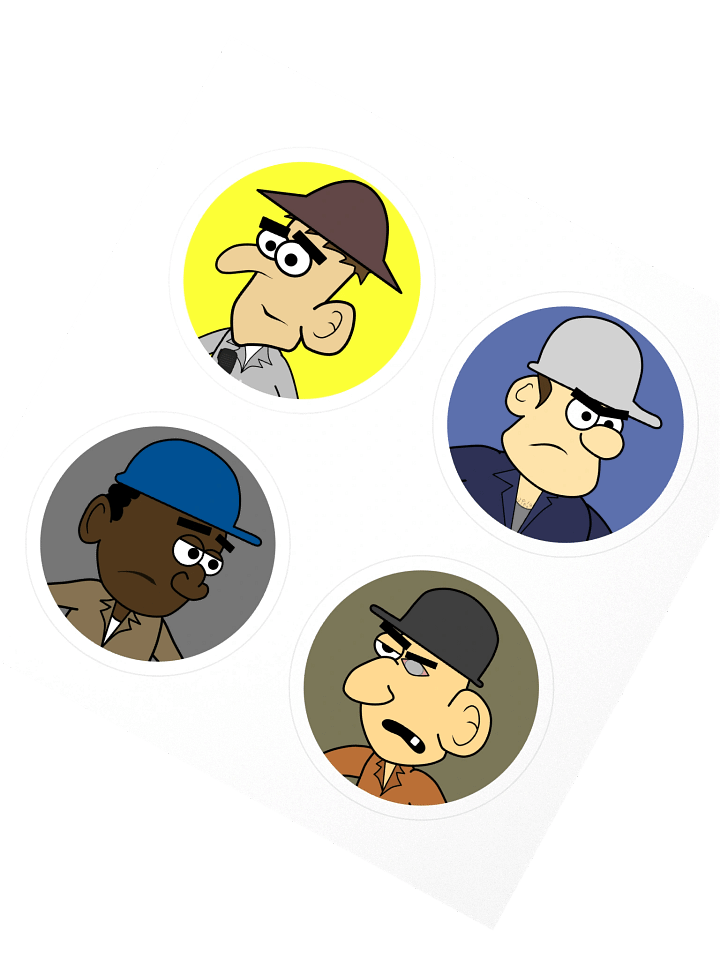 Refined Crew Stickers product image (2)