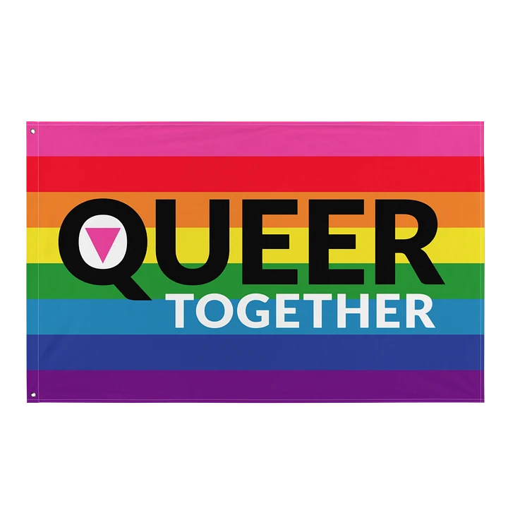 Queer Together Rainbow Pride Flag product image (1)