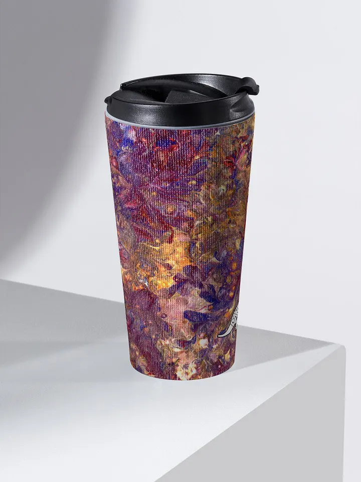 Victorian Flowers Fluid Acrylic Travel Mug product image (2)