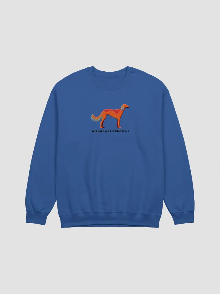 Absaluki Perfect Sweatshirt (Embroidered) of a Saluki(Red) product image (4)