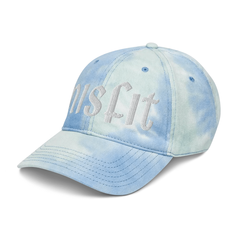 Pixelated Groove Tie-Dye Dad Hat product image (55)