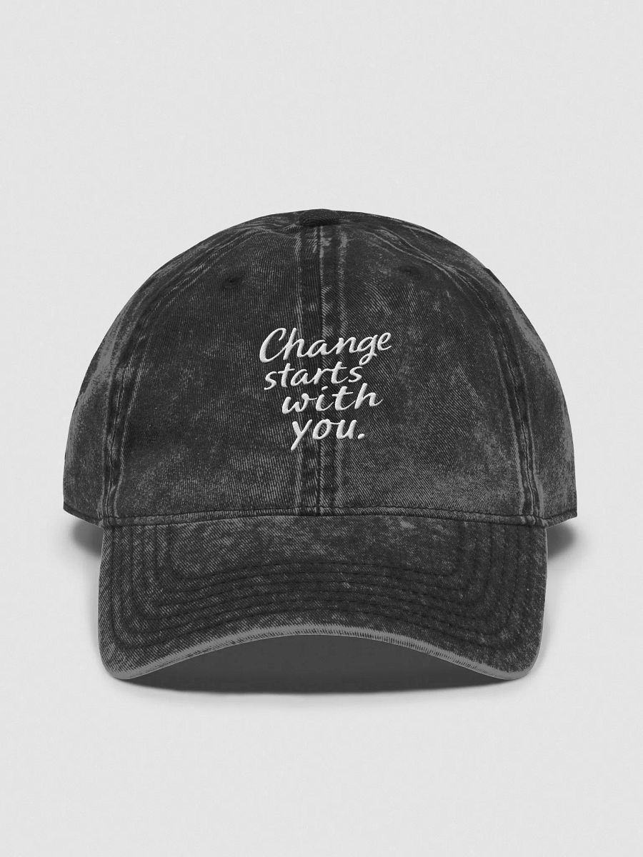 Change Starts With You - Empower Your Life with Leonardo DiCaprio’s Inspirational Message Hat | For True Fans Who Believe in Action & Impact product image (1)