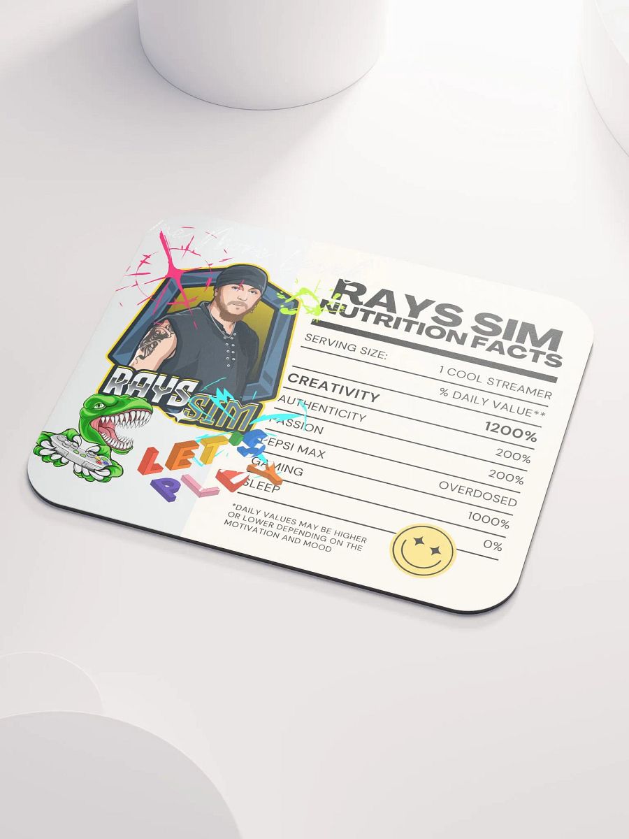 RAY'S SIM NUTRITION FACTS Mouse Pad product image (3)