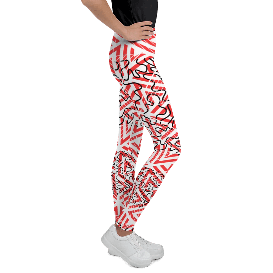 JoBeths' Signature Leggings 👖 White Web 🕸 Youth Design product image (5)