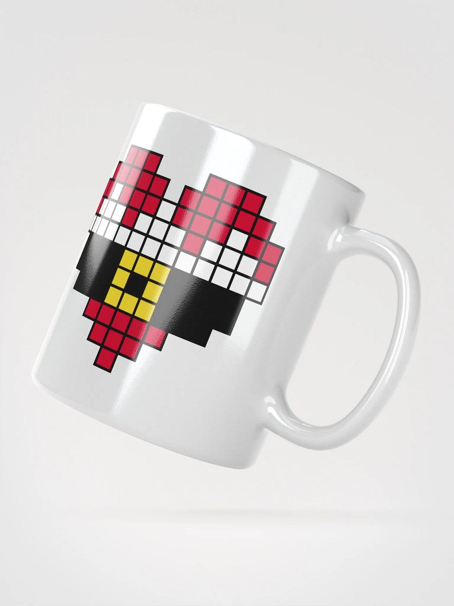 Santa Heart White Glossy Mug product image (3)