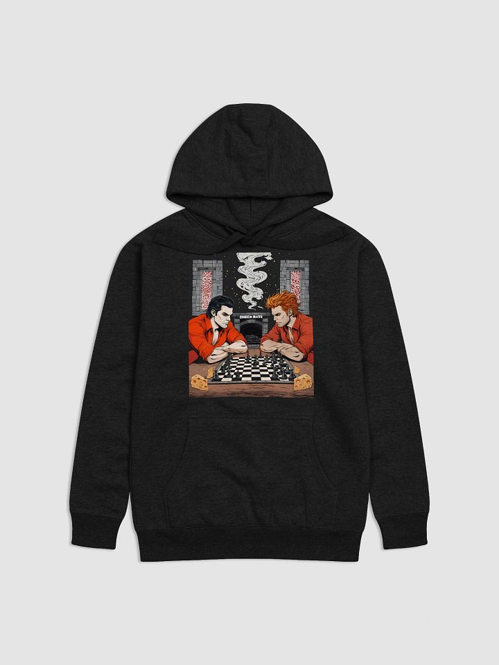 Fierce Chess Duel Design | Checkmate Print Hoodie product image (3)