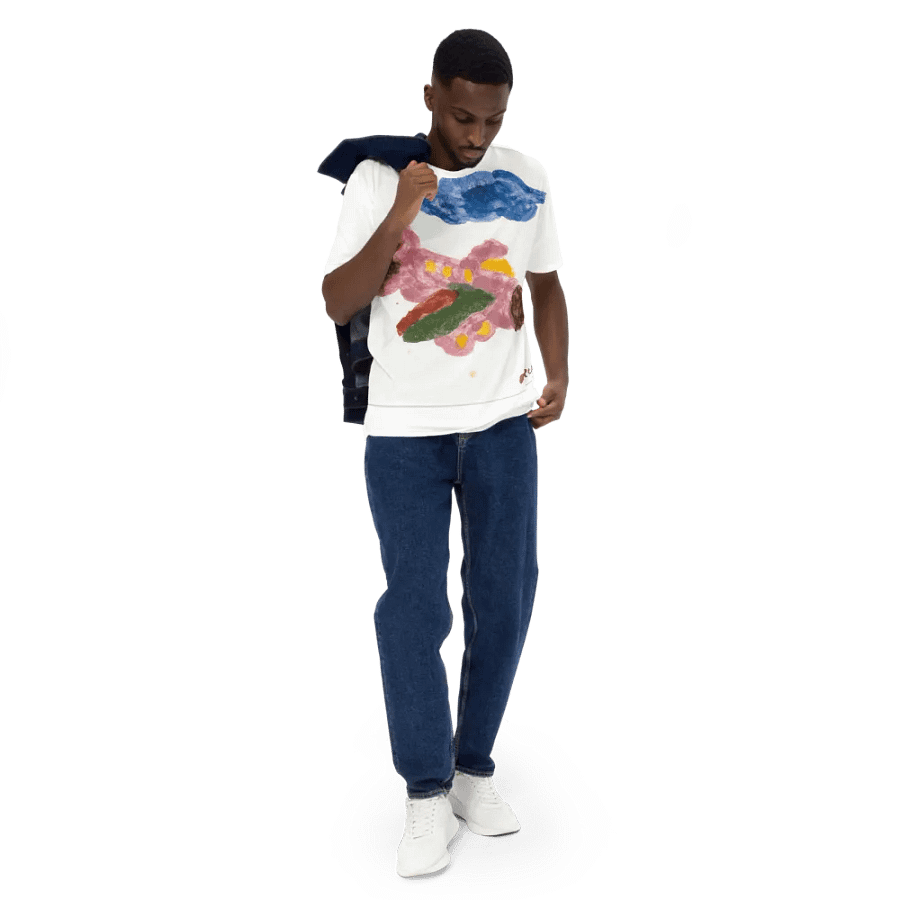 Kid Airplane (All-Over Print Crew Neck T-Shirt) product image (5)