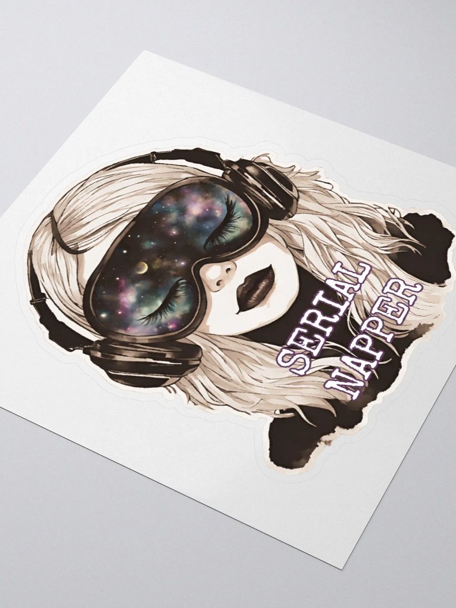 Podcasts and Naps Serial Napper Sticker product image (3)