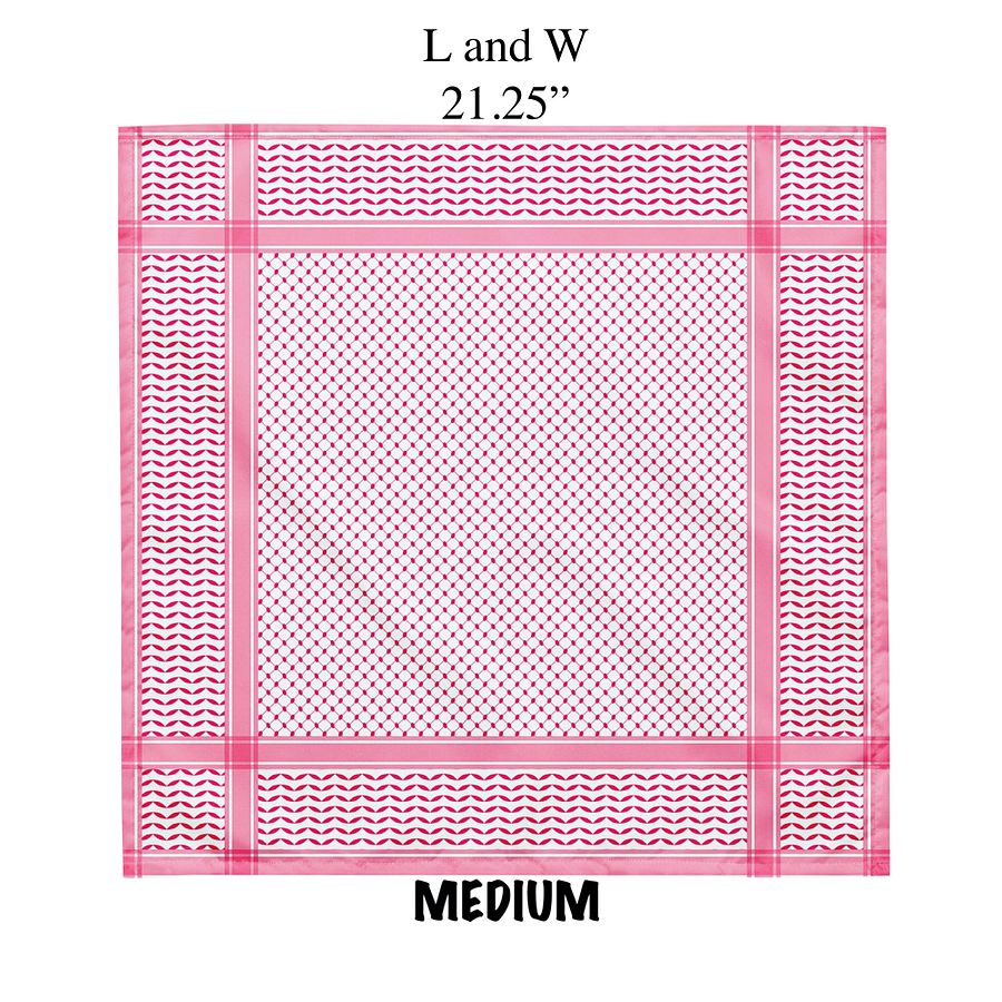 Pink Kufiya Bandana Medium product image (5)