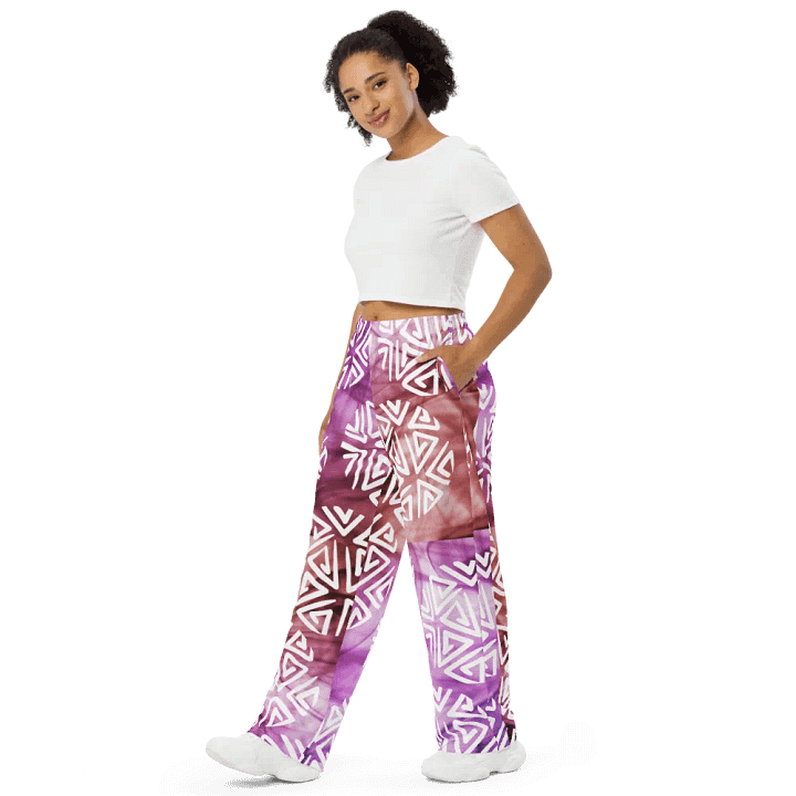 Snow ❄ Bounce By: JoBeth Print Unisex Wide-Leg Pants product image (1)