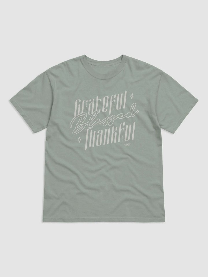 Grateful, Blessed, Thankful (Comfort Colors Garment-Dyed Heavyweight T-Shirt) product image (12)