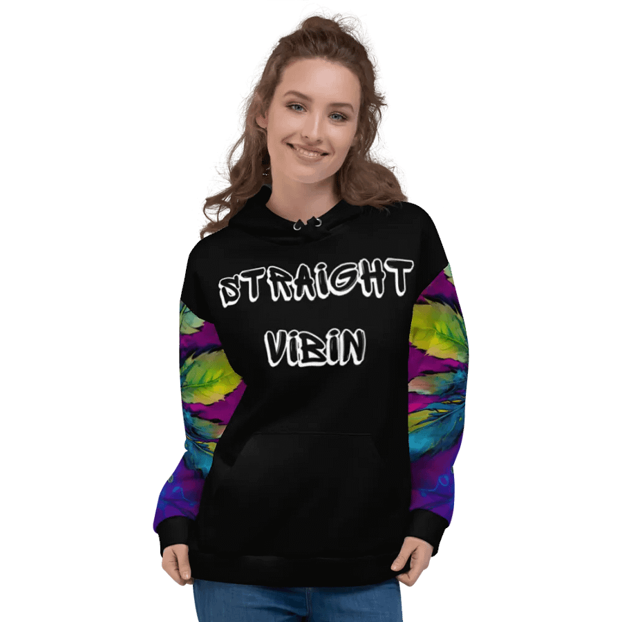 STRAIGHT VIBIN 420 STYLE TIEDYE4 UNISEX HOODIE product image (3)