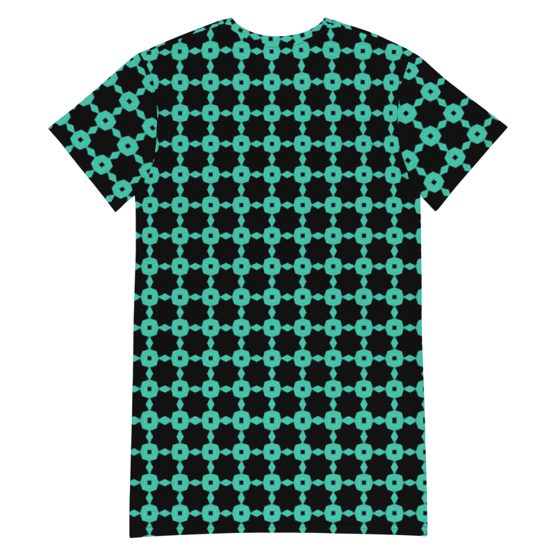 Abstract Repeating Chain T Shirt Dress product image (7)