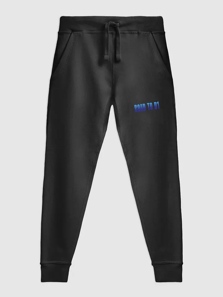 Troy Hornbeck - ROAD TO D1 - Black Sweatpants with BLUE product image (1)