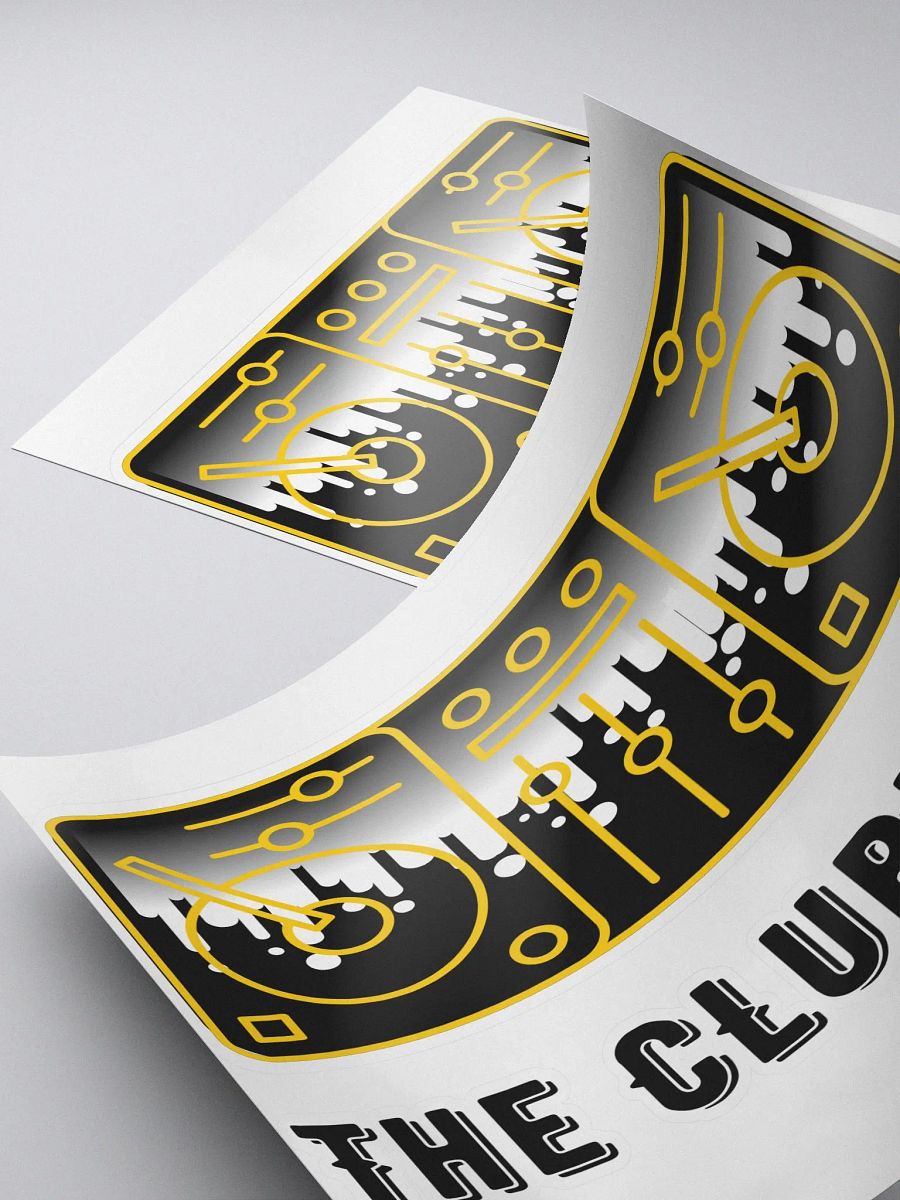 Clubhouse Kiss Cut Sticker product image (4)