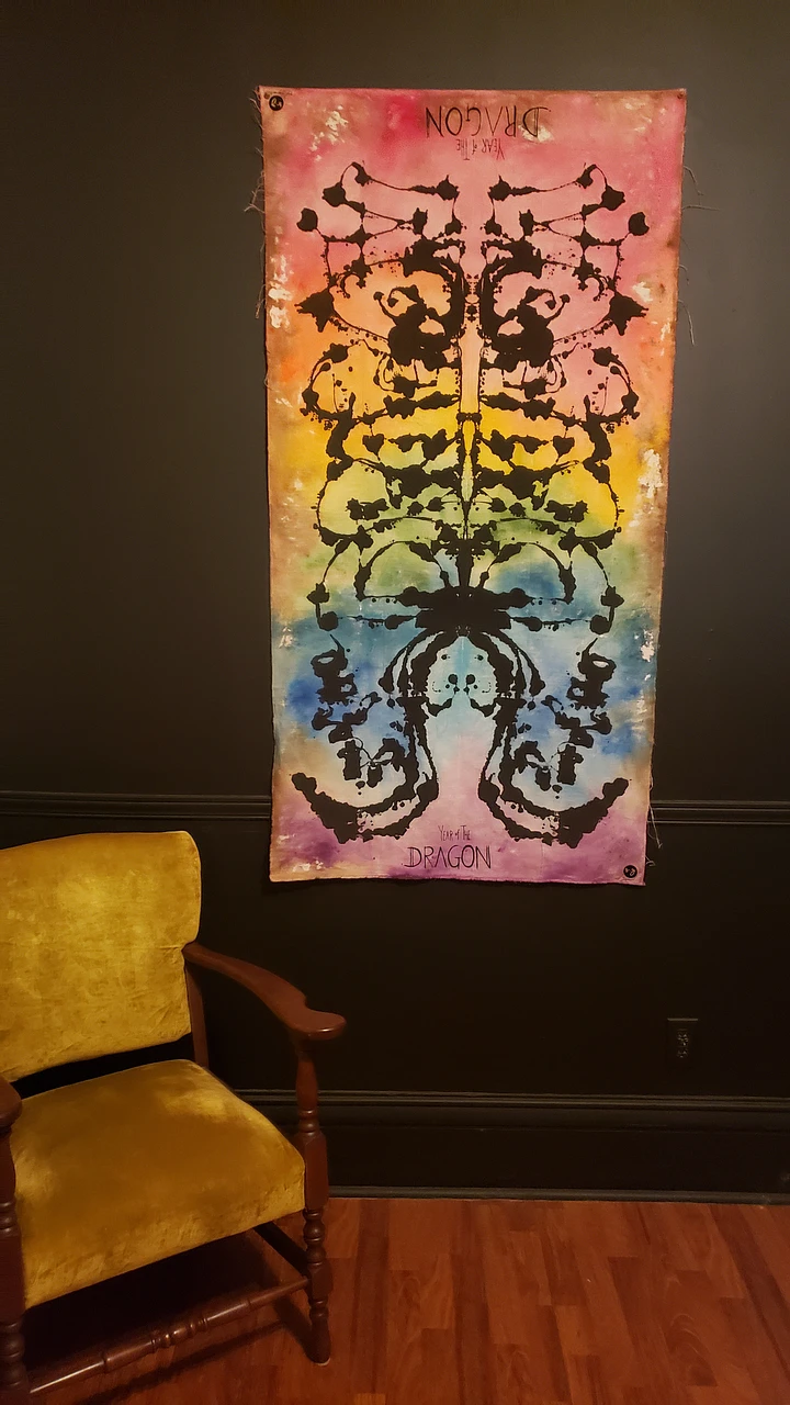 **SOLD** Dragon | XL Scroll | Third Eye Tapestry/ Meditation Mat product image (1)