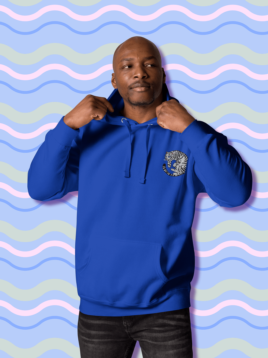Majestic Tiger Embroidered Unisex Premium Hoodie product image (3)
