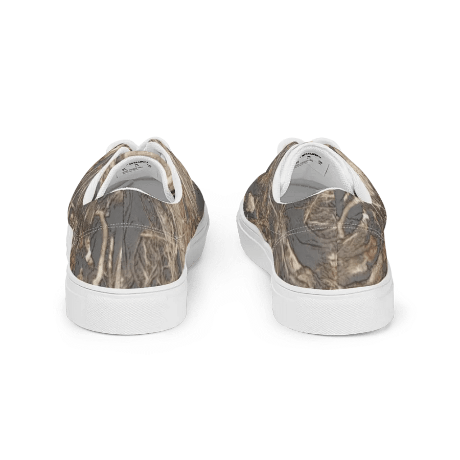 Men's Lace-Up Canvas Shoes - Dead Split - It Happennnns Camo product image (6)