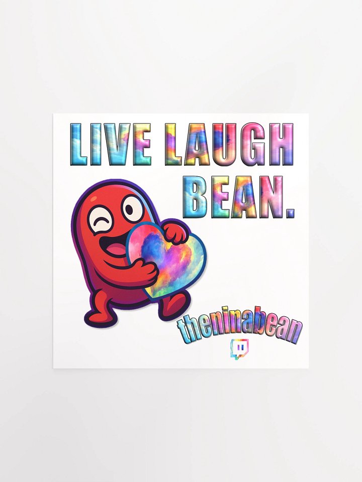 Poster o’ Bean: The Heart of the Stream🖼️❤️‍🔥 product image (1)