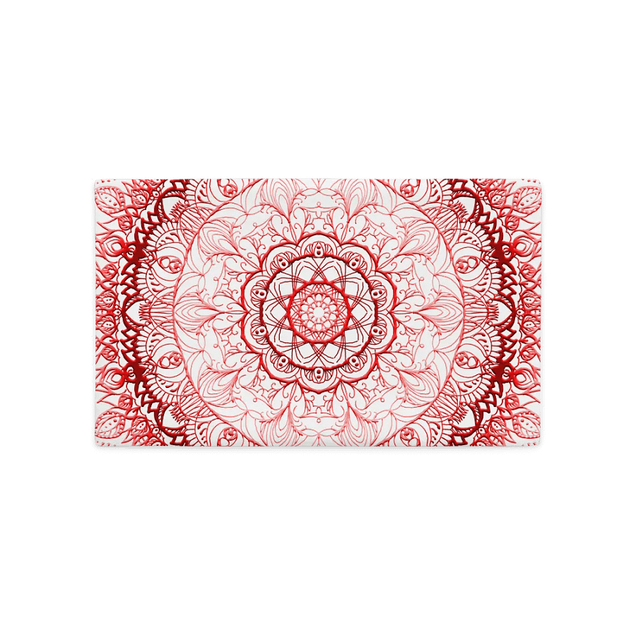 Vibrant Red Mandala Premium Pillow Case product image (11)
