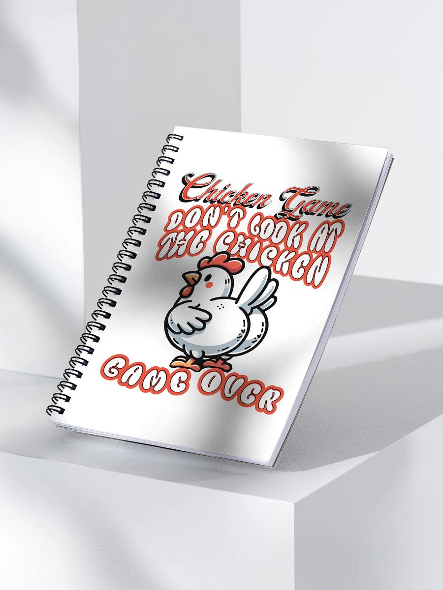 Chicken Game Dont Look At The Chicken Game Over Spiral Notebook product image (3)