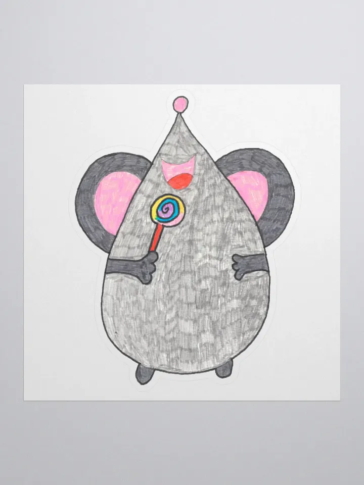 Lollipop mouse sticker product image (1)