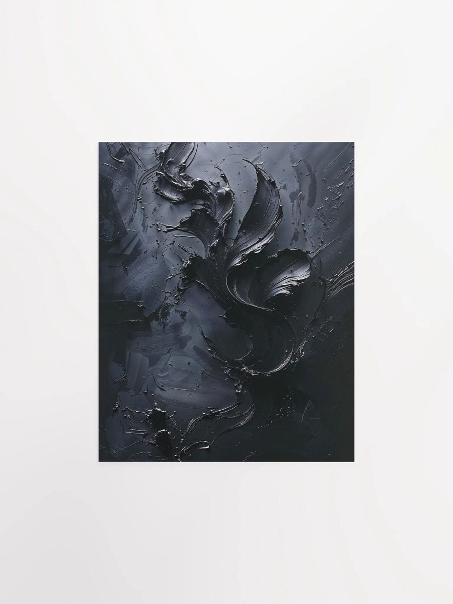Obsidian Bloom Matte Poster product image (4)
