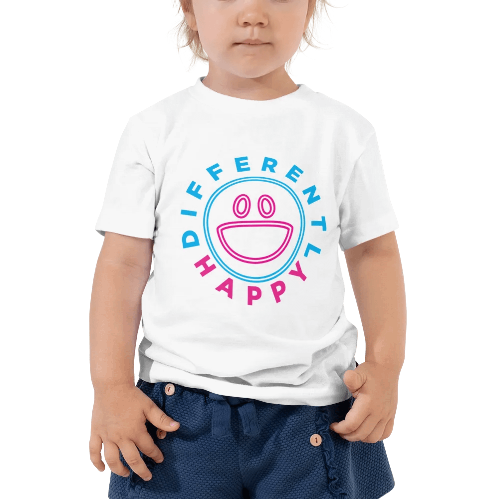 Kids Differently Happy White t shirt product image (1)