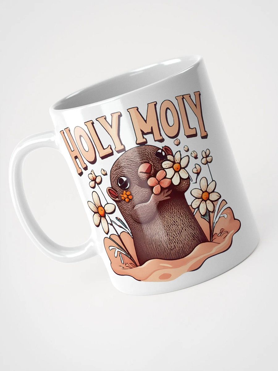 Holy Moly Cute Mole Ceramic Mug Design product image (7)
