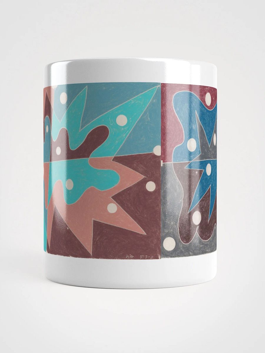 Cartoon College 1 & 2 White Glossy Mug product image (1)