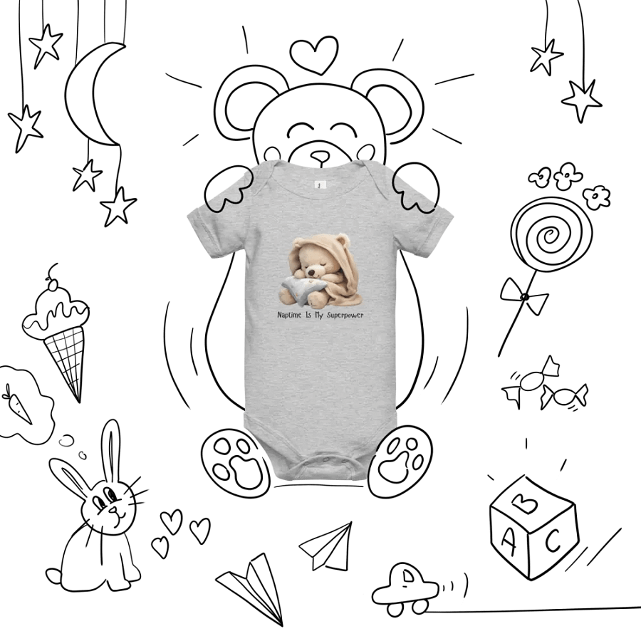 Naptime Superpower Baby Onesie product image (22)