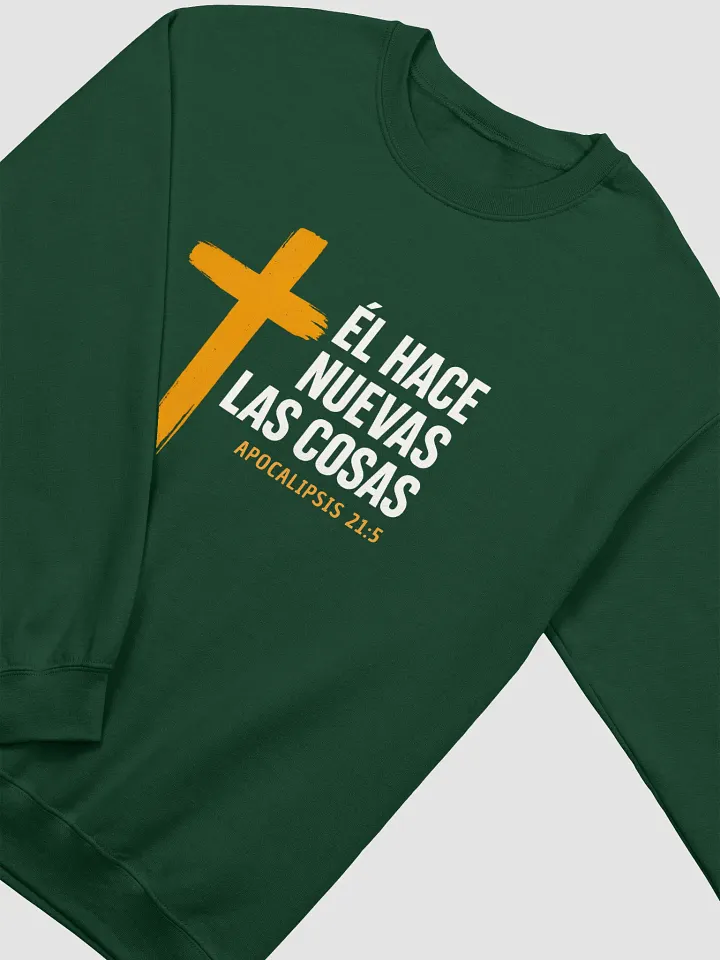 Sudadera Unisex Cuello Redondo | Él hace nuevas las cosas product image (26)