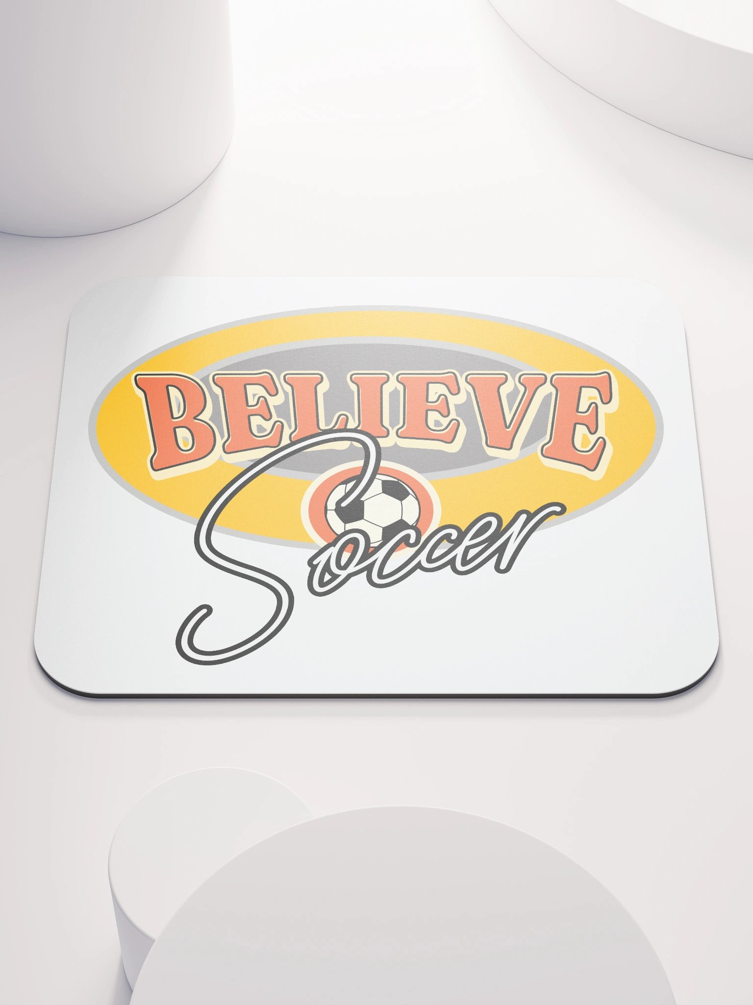 Believe Soccer Mouse Pad product image (1)