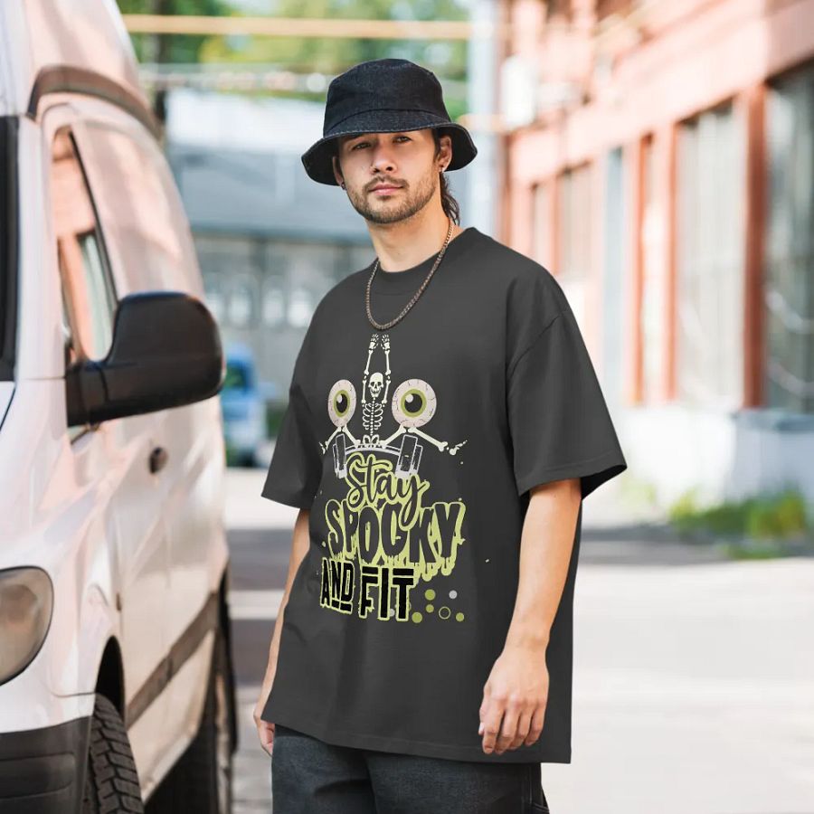 Stay spooky and fit unisex t-shirt product image (8)
