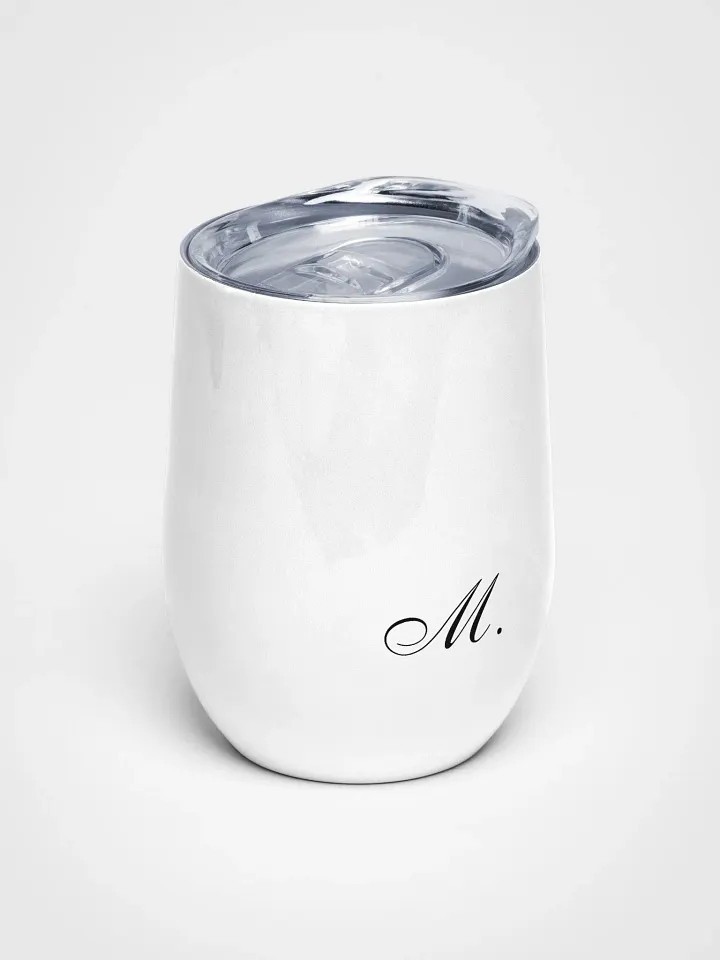 M. Elegant Script Wine Tumbler product image (1)