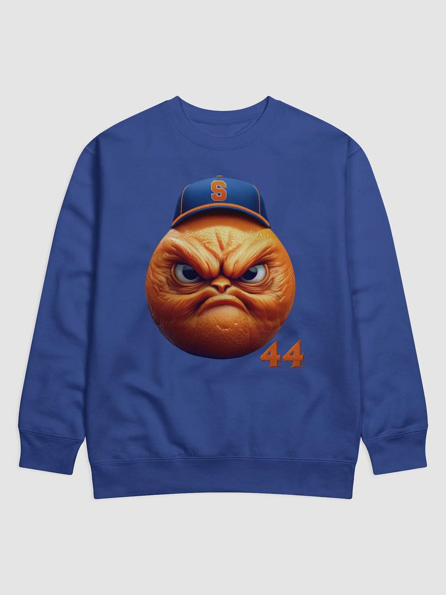 The Syracuse 44 orange on a Heritage Americana Premium Sweatshirt product image (1)